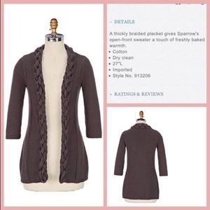 Anthropologie Challah Cardigan By Sparrow